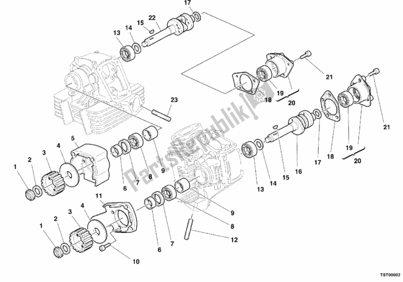 Wszystkie części do Wa? Rozrz? Dczy Ducati Supersport 750 SS 2000